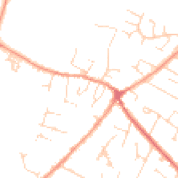 Daytime road noise heatmap for LE7 1GN