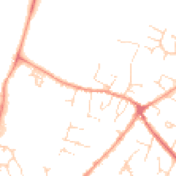 Daytime road noise heatmap for LE7 1GQ