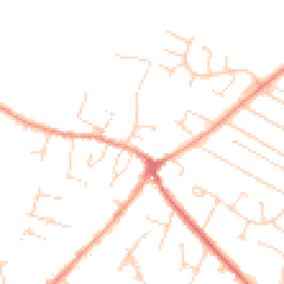 Daytime road noise heatmap for LE7 1HE