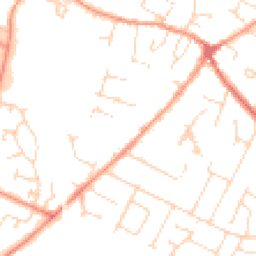 Daytime road noise heatmap for LE7 1HJ