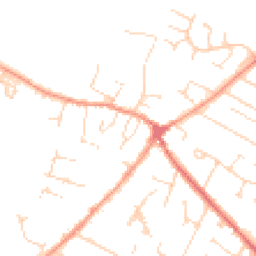 Daytime road noise heatmap for LE7 1HN