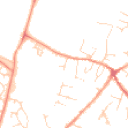 Daytime road noise heatmap for LE7 1HP