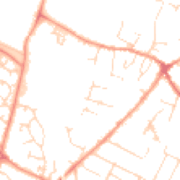 Daytime road noise heatmap for LE7 1HT