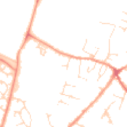 Daytime road noise heatmap for LE7 1HU