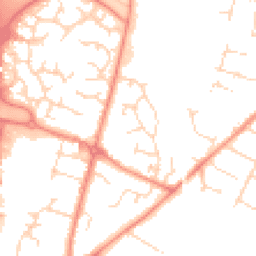Daytime road noise heatmap for LE7 1HX