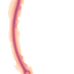 Night-time road noise heatmap for LE7 1JA