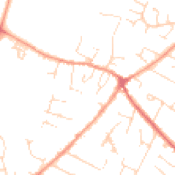 Daytime road noise heatmap for LE7 1LB