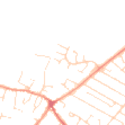 Daytime road noise heatmap for LE7 1LS