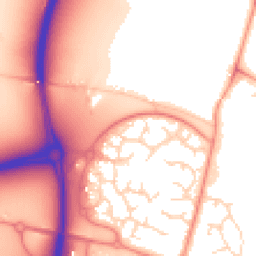 Daytime road noise heatmap for LE7 1XA