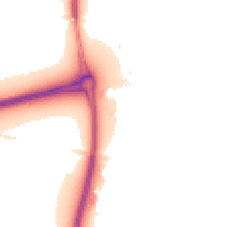 Night-time road noise heatmap for LE7 1YH
