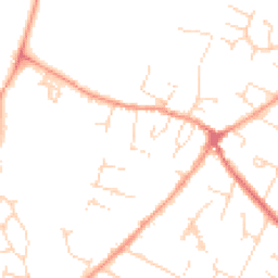 Daytime road noise heatmap for LE7 1ZQ
