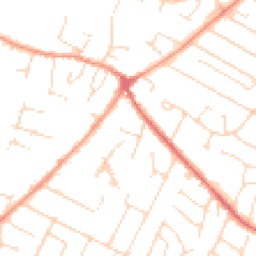 Daytime road noise heatmap for LE7 2AB