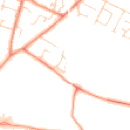 Daytime road noise heatmap for LE7 2BR