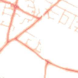 Daytime road noise heatmap for LE7 2BS