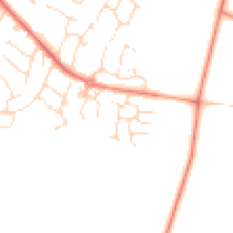 Daytime road noise heatmap for LE7 2DS