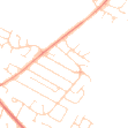 Daytime road noise heatmap for LE7 2ED
