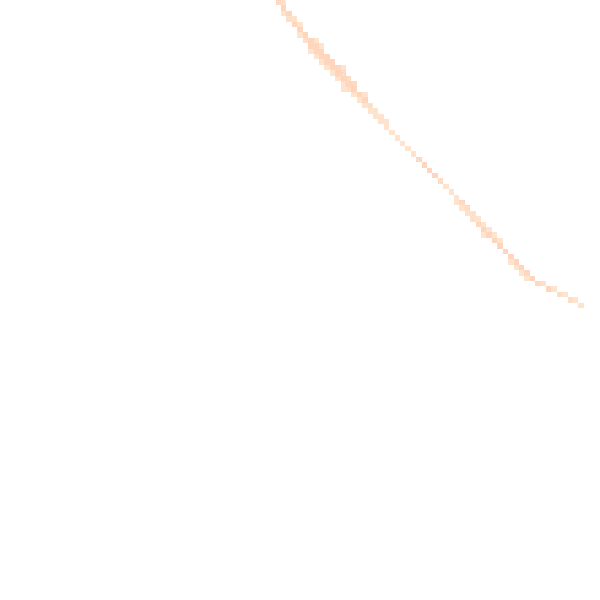 Night-time road noise heatmap for LE7 2JF