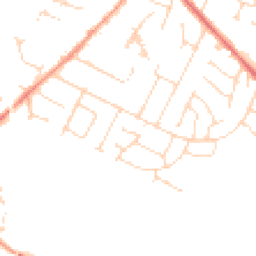 Daytime road noise heatmap for LE7 2PU