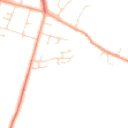 Daytime road noise heatmap for LE7 3AF
