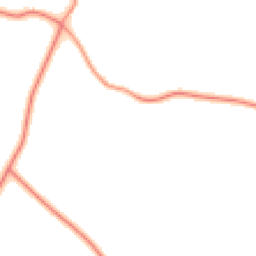 Daytime road noise heatmap for LE7 3BJ