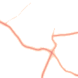 Daytime road noise heatmap for LE7 3BQ