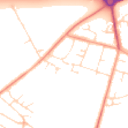 Daytime road noise heatmap for LE7 3FJ
