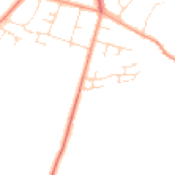 Daytime road noise heatmap for LE7 3GE