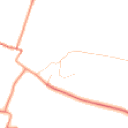 Daytime road noise heatmap for LE7 3QN