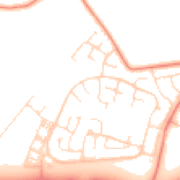 Daytime road noise heatmap for LE7 3SX