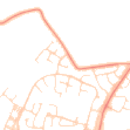 Daytime road noise heatmap for LE7 3XN