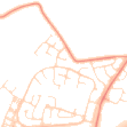 Daytime road noise heatmap for LE7 3XP