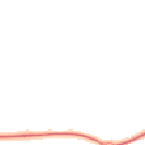 Night-time road noise heatmap for LE7 3XX