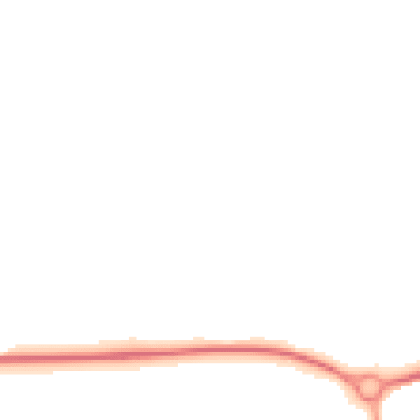 Night-time road noise heatmap for LE7 3ZH