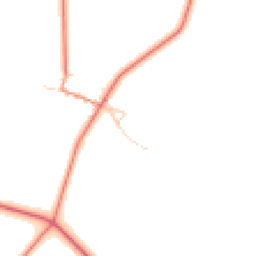 Daytime road noise heatmap for LE7 4RB