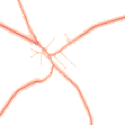Daytime road noise heatmap for LE7 4TE