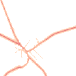 Daytime road noise heatmap for LE7 4TT