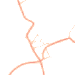 Daytime road noise heatmap for LE7 4UN
