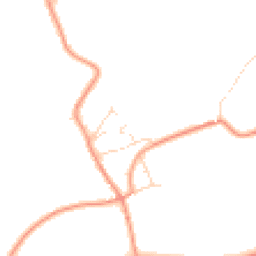 Daytime road noise heatmap for LE7 4US