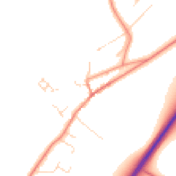 Daytime road noise heatmap for LE7 4YA