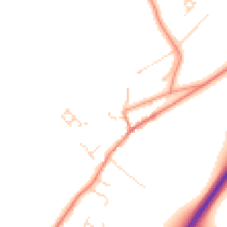 Daytime road noise heatmap for LE7 4YG