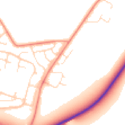Daytime road noise heatmap for LE7 4ZD