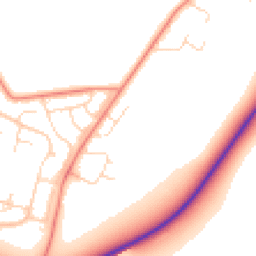 Daytime road noise heatmap for LE7 4ZE
