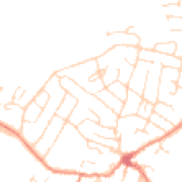 Daytime road noise heatmap for LE7 7DL