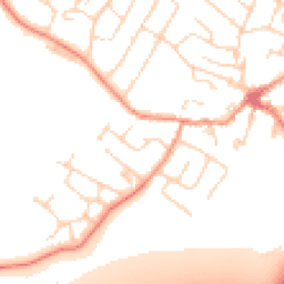 Daytime road noise heatmap for LE7 7FY