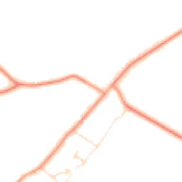 Daytime road noise heatmap for LE7 7GA