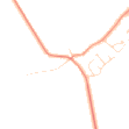 Daytime road noise heatmap for LE7 7GD