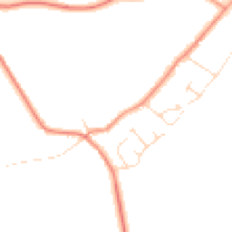 Daytime road noise heatmap for LE7 7HD