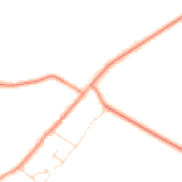 Daytime road noise heatmap for LE7 7HH