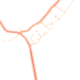 Daytime road noise heatmap for LE7 7HL