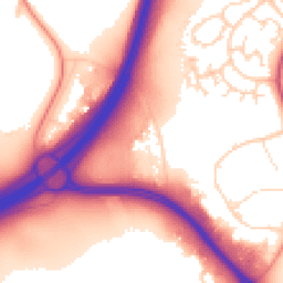 Daytime road noise heatmap for LE7 7HW